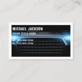 自動モダン詳細/青い名刺の修復 名刺 (正面)