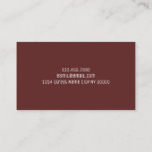 自動モダン車販売店 名刺 (裏面)