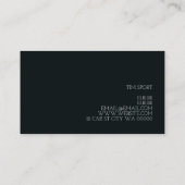 自動モダン車販売店 名刺 (裏面)