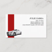 自動モダン車販売販売店 名刺 (裏面)