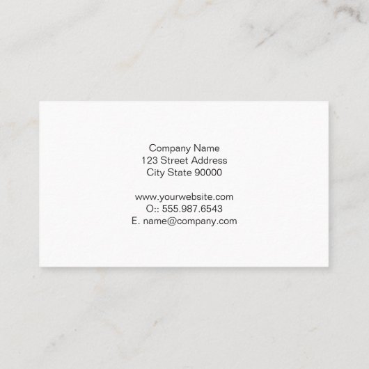 自動モダン車 | パーツとサービス 名刺 (裏面)