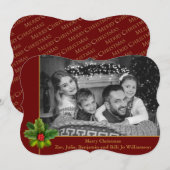 自動モノクロ写真トリミファンシーング シーズンカード (正面/裏面)