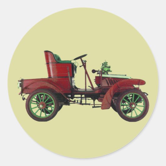 自動リストア車の、 ラウンドシール (正面)