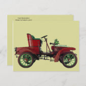 自動リストア – 車の ポストカード (正面/裏面)