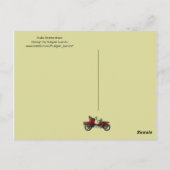 自動リストア – 車の ポストカード (裏面)