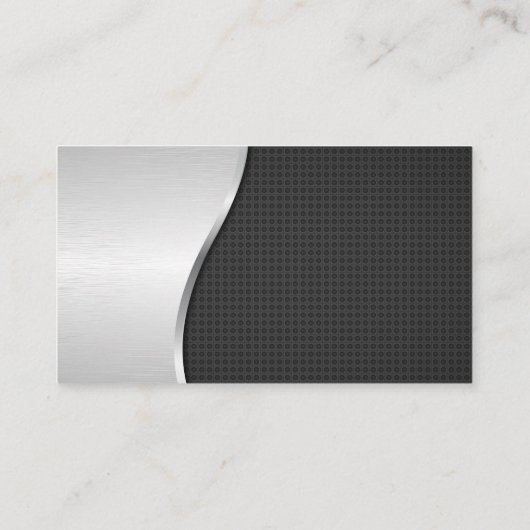 自動ロゴ |メタリック 名刺 (裏面)