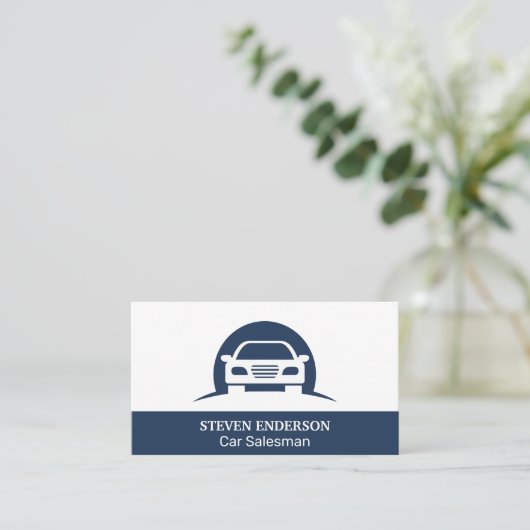 自動ロゴ 名刺 (スタンド正面)