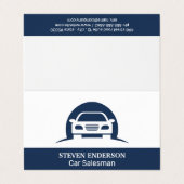 自動ロゴ 名刺 (外部フラット)