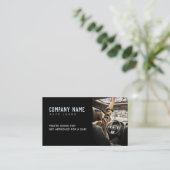 自動ローンのスローガン 名刺 (スタンド正面)