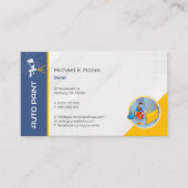 自動ワークショ絵を描ップ | プロフェッショナル名刺 名刺 (正面)