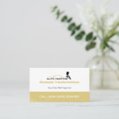 自動ワークショ絵を描ップ | プロフェッショナル 名刺 (スタンド正面)