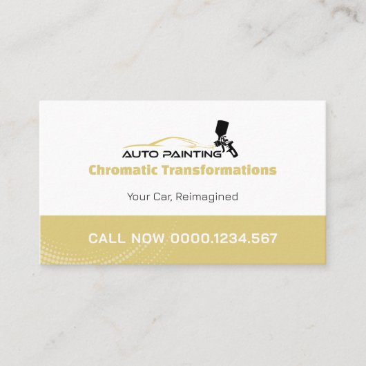 自動ワークショ絵を描ップ | プロフェッショナル 名刺 (正面)