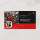 自動ワークショ絵を描ップ | プロフェッショナル 名刺 (裏面)