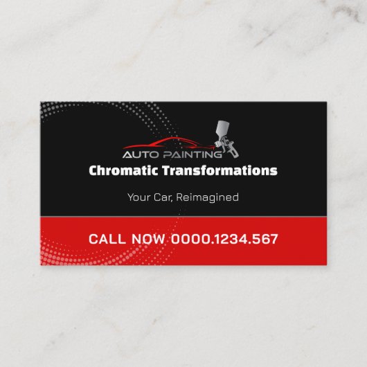 自動ワークショ絵を描ップ | プロフェッショナル 名刺 (正面)