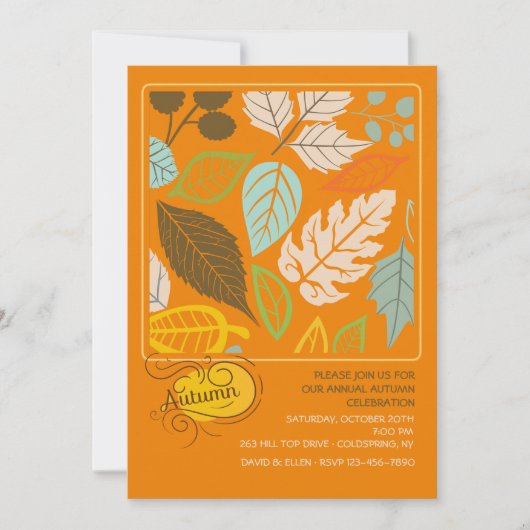 自動二乗招待状 招待状 (正面)