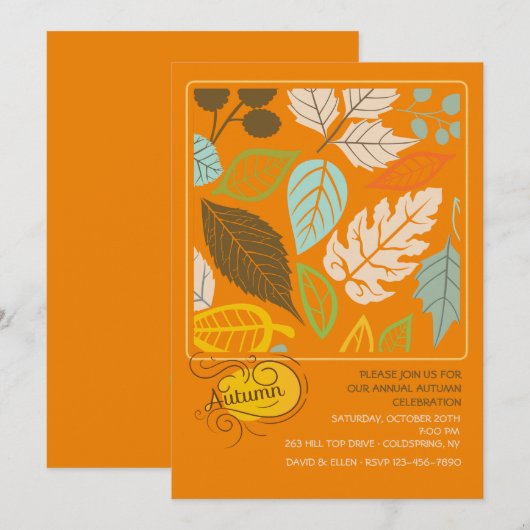 自動二乗招待状 招待状 (正面/裏面)