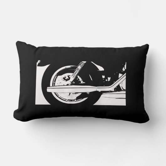 自動二輪枕 ランバークッション (正面)