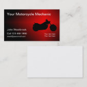 自動二輪車クール整備士テーマ 名刺 (正面/裏面)