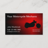 自動二輪車クール整備士テーマ 名刺 (正面)