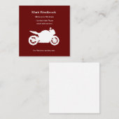 自動二輪車クール整備士 スクエア名刺 (正面/裏面)