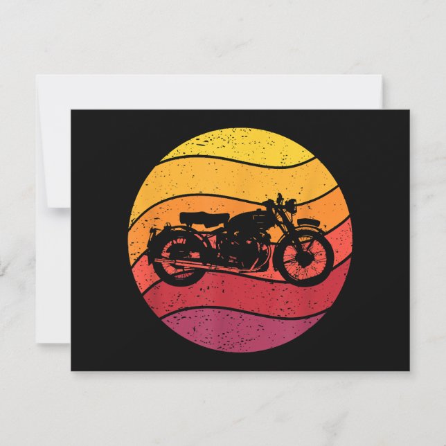 自動二輪車レトロスタイルヴィンテージ (正面)