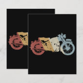自動二輪車レトロスタイルヴィンテージ (正面/裏面)