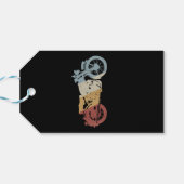 自動二輪車レトロスタイルヴィンテージ ギフトタグ (裏面横)