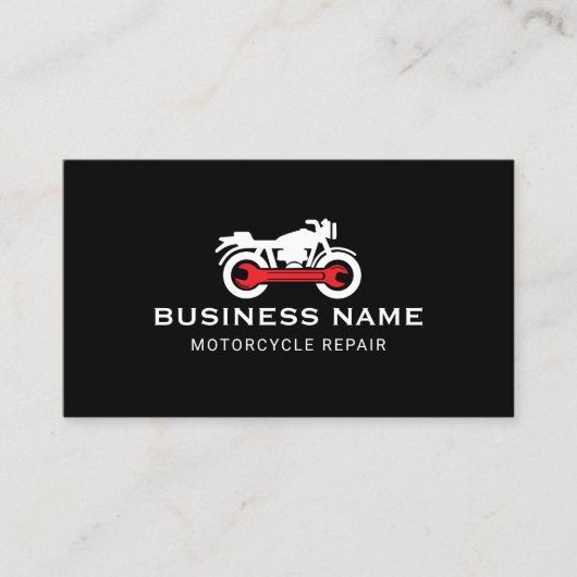 自動二輪車修理保守サービスプロフェッショナル 名刺 (正面)