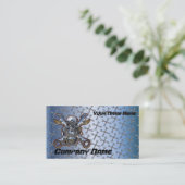 自動二輪車修理名刺 名刺 (スタンド正面)