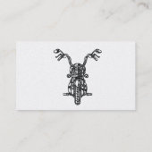 自動二輪車修理&サービスショップビジネスカード 名刺 (裏面)