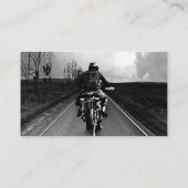 自動二輪車修理&サービスショップビジネスカード 名刺 (裏面)