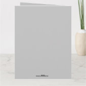 自動二輪車誕生日特大グリーティングカード サンキューカード (裏面)