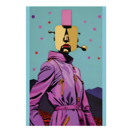 自動人間 – Ken Gage Surreal Art ポスター