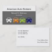 自動仲介商の名刺 名刺 (正面/裏面)