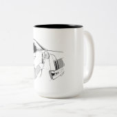 自動体の労働者 ツートーンマグカップ (正面右)