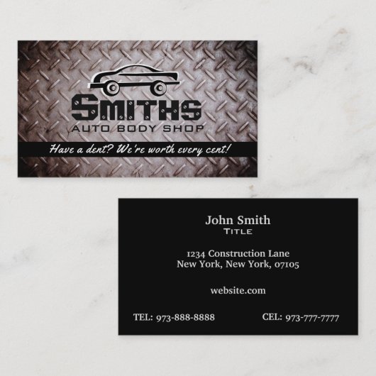 自動体の名刺 名刺 (正面/裏面)