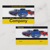 自動体の名刺 名刺 (正面/裏面)