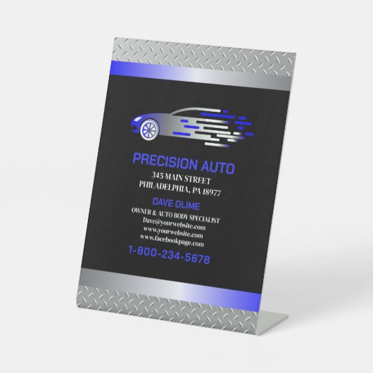 自動体カスタム作業絵を描車の詳細衝突 台座サイン (正面)