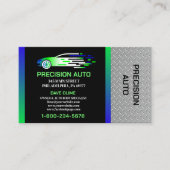 自動体カスタム作業絵を描車の詳細衝突 名刺 (正面)