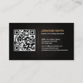 自動体カスタム作業絵を描車 名刺 (裏面)