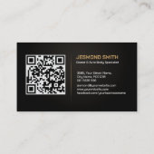 自動体カスタム作業絵を描車 名刺 (裏面)