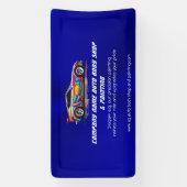 自動体ショップと絵を描精度 横断幕 (縦)