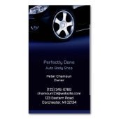 自動体ショップ マグネット名刺 (正面縦)