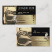 自動体ショップ&絵画ズ |スプレイ絵を描ヤー 名刺 (正面/裏面)