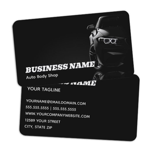 自動体プロフェッショナル車 名刺
