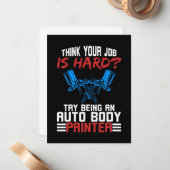 自動体ペインター懸命ジョブ ノートカード (正面/裏面インサイチュ)