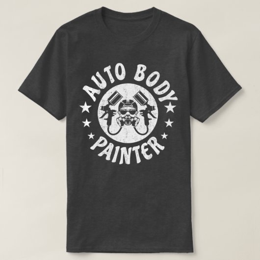 自動体ペイ絵画ントカーのスプレー車のP Tシャツ (デザイン正面)