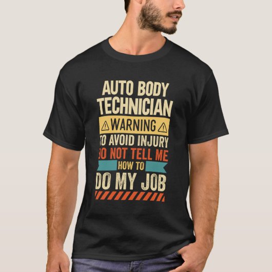 自動体技警告術者 Tシャツ (正面)