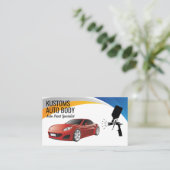 自動体絵を描サービス名刺 名刺 (スタンド正面)