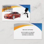 自動体絵を描サービス名刺 名刺 (正面/裏面)